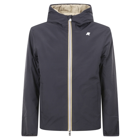 Kway giubbotto jack uomo reversibile nero e beige