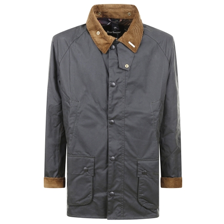 Barbour giacca uomo ashby icon in cotone cerato salvia