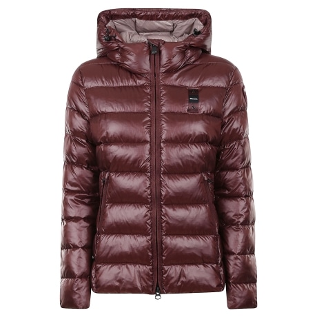 Blauer giubbotto donna in nylon ed ovatta amarena