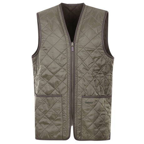 Barbour gilet e fodera uomo trapuntata verde
