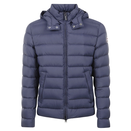 Colmar piumino uomo con cappuccio staccabile blu