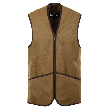 Barbour gilet uomo in pile cammello