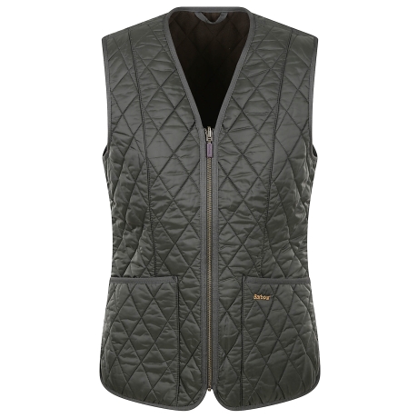 Barbour gilet donna trapuntato verde