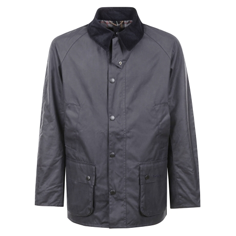 Barbour giacca ashby uomo in cotone cerato blu