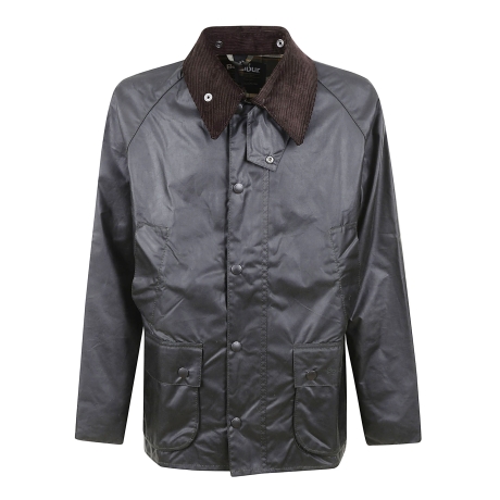 Barbour giacca uomo bedale in cotone cerato salvia