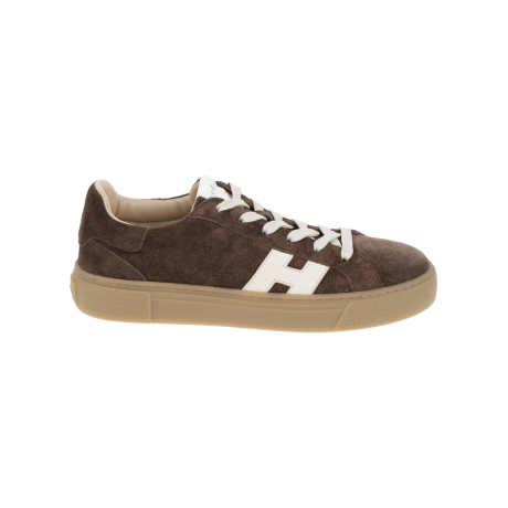 Hogan scarpe uomo crosswind in camoscio marrone